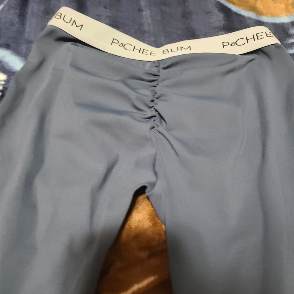 PoCHEE BUM Women's Blue Leggings